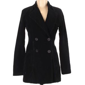 Juicy Couture | Black Corduroy Jacket Coat Size S